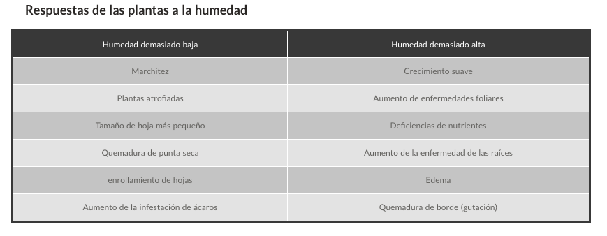 humedad ambiental